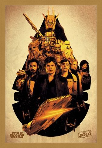 Framed Framed Millennium Falcon Montage - Solo: A Star Wars Story