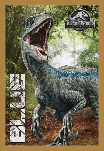 Framed Framed Fallen Kingdom- Blue - Jurassic World