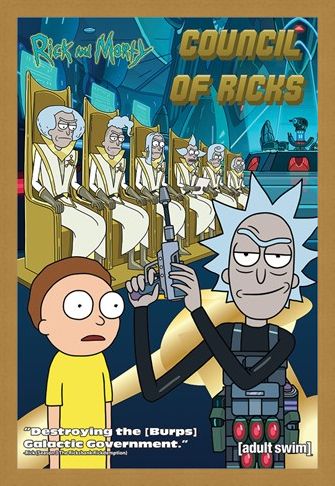 Framed Framed Council Of Ricks - Rick and Morty