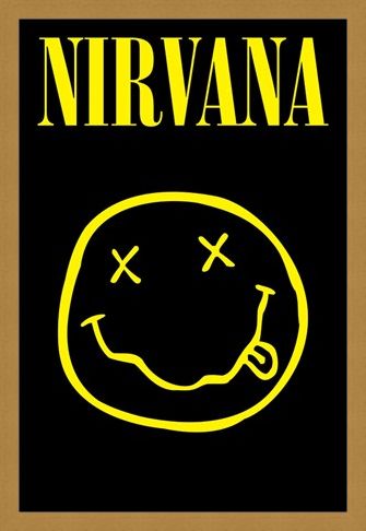 Framed Framed Smiley - Nirvana