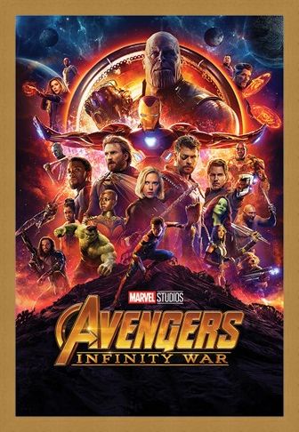 Framed Framed Infinity War One Sheet - Avengers