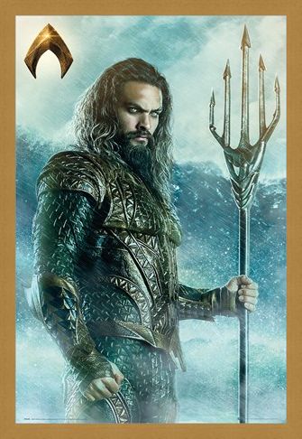 Framed Framed Aquaman Trident - Justice League