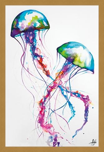 Framed Framed Jellyfish - Marc Allante