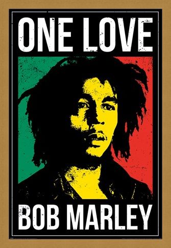 Framed Framed One Love - Bob Marley