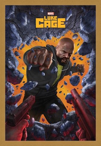 Framed Framed Wall Break - Luke Cage
