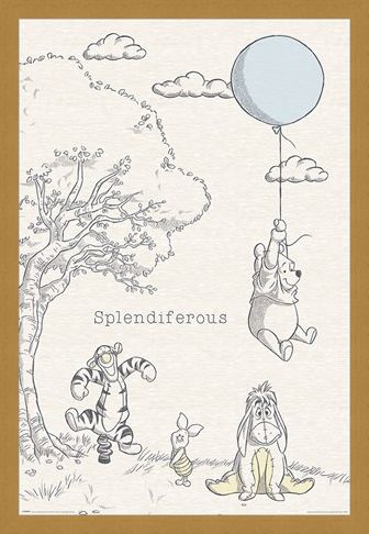 Framed Framed Splendiferous - Winnie the Pooh