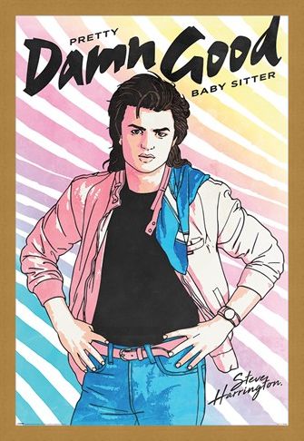 Framed Framed Damn Good Babysitter - Stranger Things
