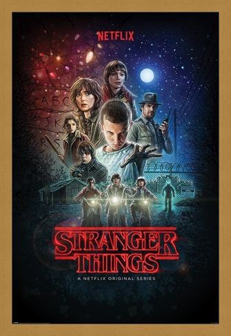 Framed Framed Character Montage - Stranger Things