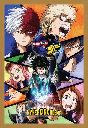 Framed Framed Characters Mosaic - My Hero Academia