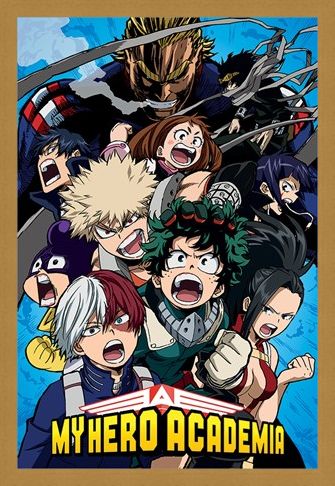 Framed Framed Cobalt Blast Group - My Hero Academia