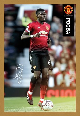 Framed Framed Pogba 18-19 - Manchester United