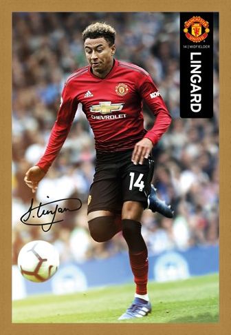 Framed Framed Lingard 18-19 - Manchester United
