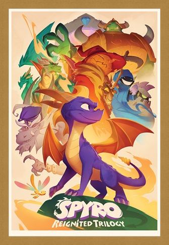 Framed Framed Reignited Trilogy - Spyro The Dragon