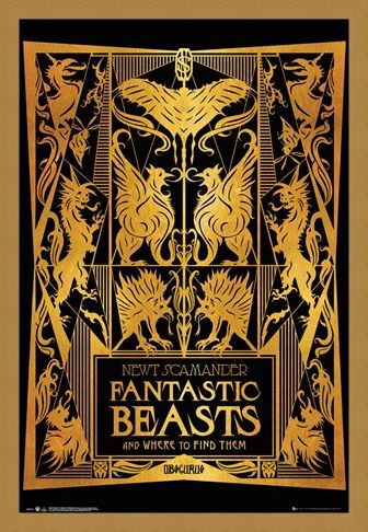 Framed Framed Book Cover - Fantastic Beasts