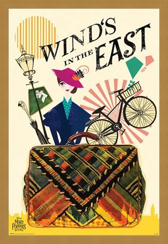 Framed Framed Wind in the East - Mary Poppins Returns