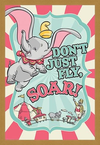 Framed Framed Don't Just Fly, Soar! - Dumbo