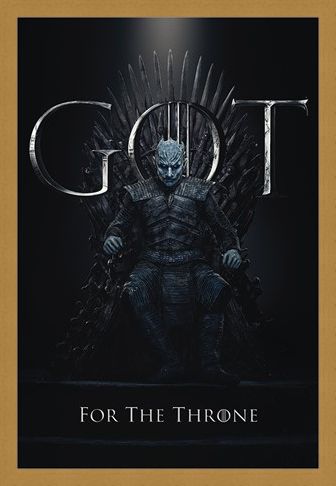Framed Framed The Night King For The Throne - Game Of Thrones