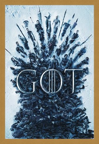 Framed Framed Throne Of The Dead - Game Of Thrones