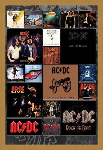 Framed Framed Covers - AC/DC