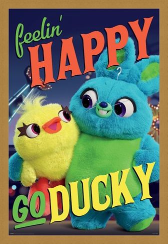 Framed Framed Happy-Go-Ducky - Toy Story 4