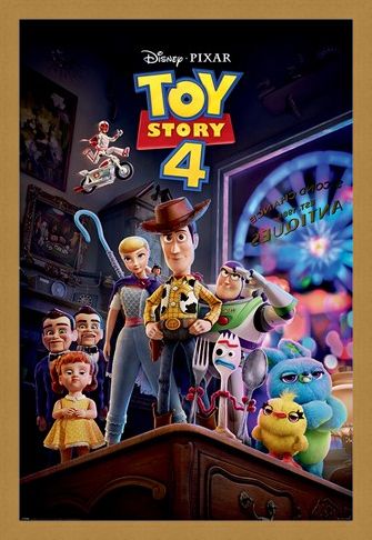 Framed Framed Antique Shop Anarchy - Toy Story 4