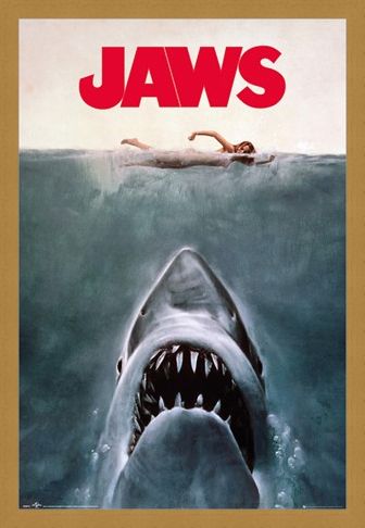 Framed Framed Jaws - Steven Spielberg