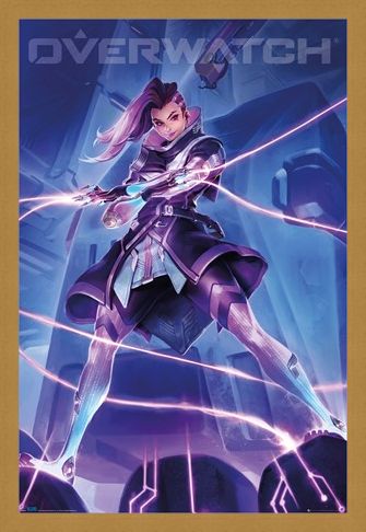 Framed Framed Sombra - Overwatch
