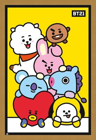 Framed Framed Pileup - BT21