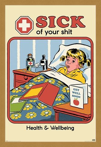 Framed Framed Sick of Your Shit - Steven Rhodes