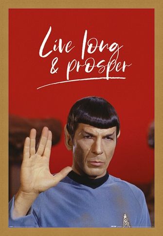 Framed Framed Live Long And Prosper - Star Trek