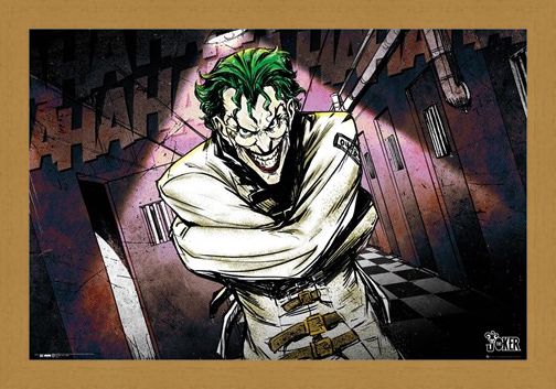 Framed Framed Joker Asylum - DC Comics