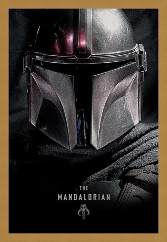 Framed Framed The Mandalorian Dark - Star Wars
