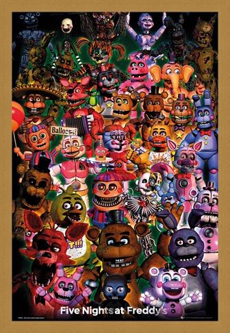 Framed Framed Ultimate Group - Five Nights at Freddy's