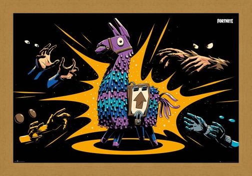 Framed Framed Loot Llama - Fortnite