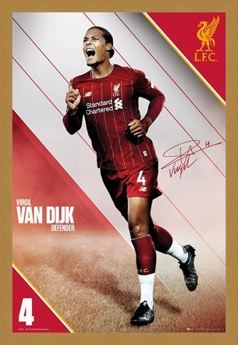 Framed Framed Van Dijk 19-20 - Liverpool