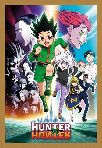 Framed Framed Keyart Running - Hunter x Hunter