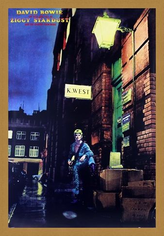Framed Framed Ziggy Stardust Album Cover - David Bowie
