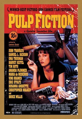Framed Framed Movie One Sheet - Pulp Fiction
