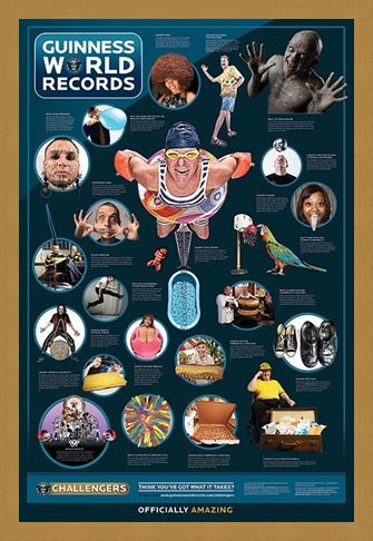 Framed Framed Challengers - Guinness World Records
