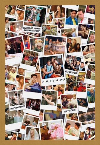 Framed Framed Photo Collage - Friends