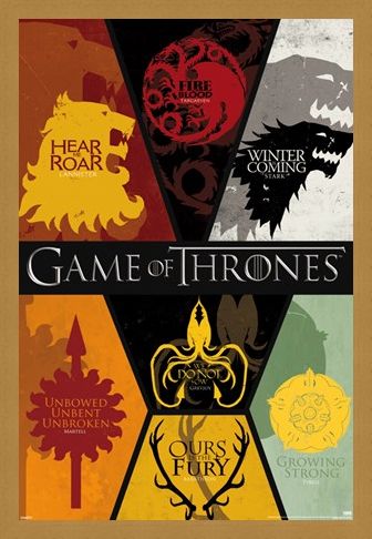 Framed Framed Sigils - Game of Thrones