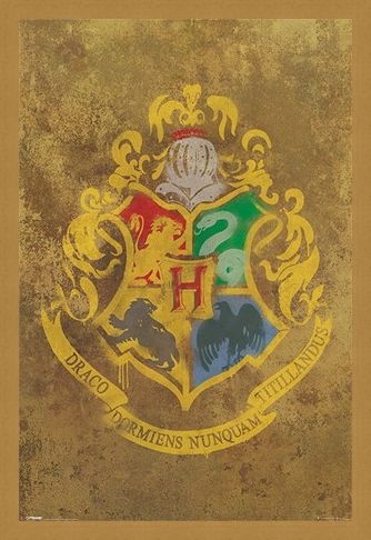 Framed Framed Hogwarts Crest - Harry Potter