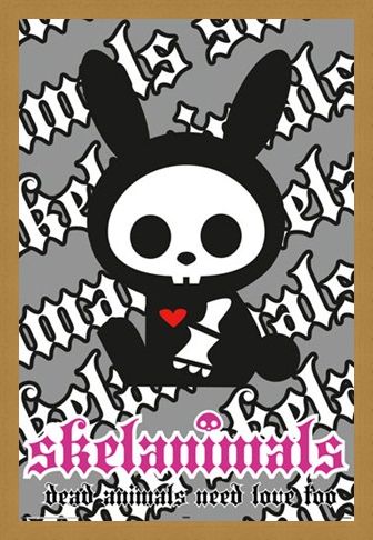 Framed Framed Jack the Rabbit - Skelanimals
