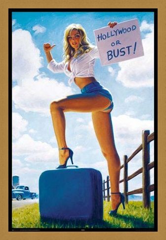Framed Framed Hollywood or Bust - Greg Hildebrandt