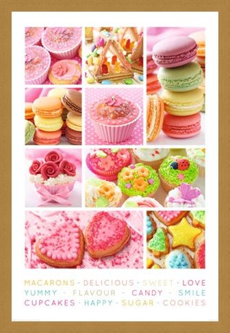Framed Framed Sweet Collage - Cakes Galore