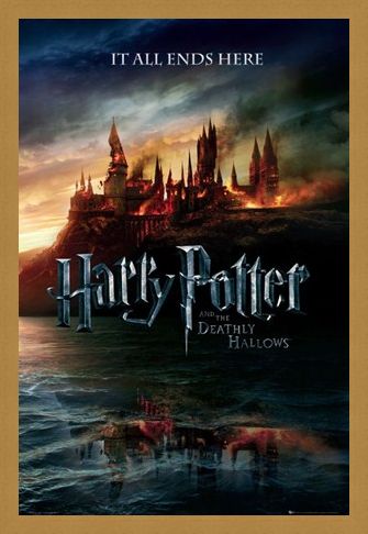 Framed Framed The End of an Era - Harry Potter and The Deathly Hallows