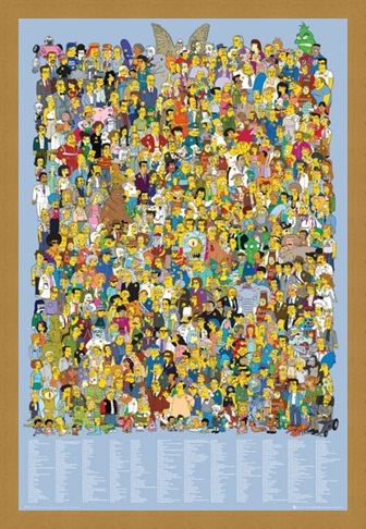 Framed Framed The Simpsons Cast 2012 - The Simpsons