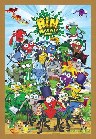 Framed Framed The Online World of The Bin Weevils - Bin Weevils