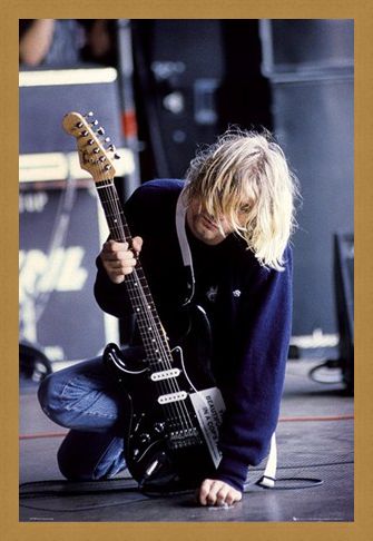 Framed Framed Grunge God - Kurt Cobain