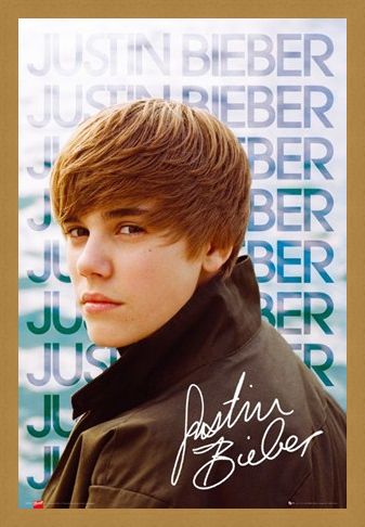 Framed Framed Sidewards Glance - Justin Bieber